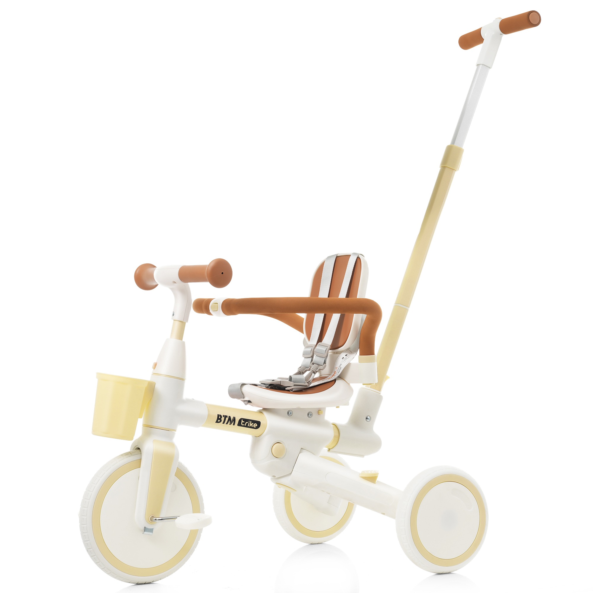 【国内発送 無-送料】568子供用三輪車 7in1 舵取り 多機能 手押し棒 カバー おしゃれ座面回転 自転車 キックバイク おもちゃ 誕生日 プレゼント こどもの日 お祝い クリスマス ギフト 1歳