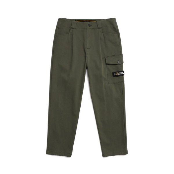 N223WPT070 女性 セミワイド チノパンツ F カーキ