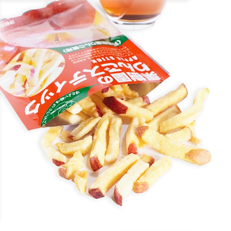 果樹園のりんごスティック ふじ 大容量 30袋セット　青森県産　りんご お菓子 スティック りんごスティック