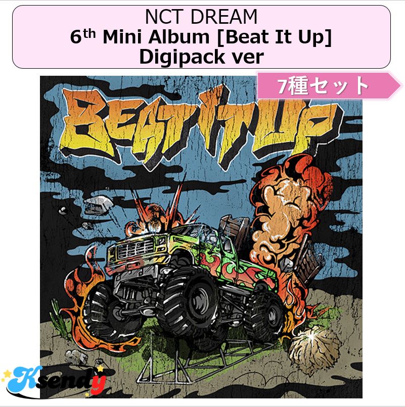 NCT DREAM Digipack ver 7種セット 6th Mini Album [Beat It Up]