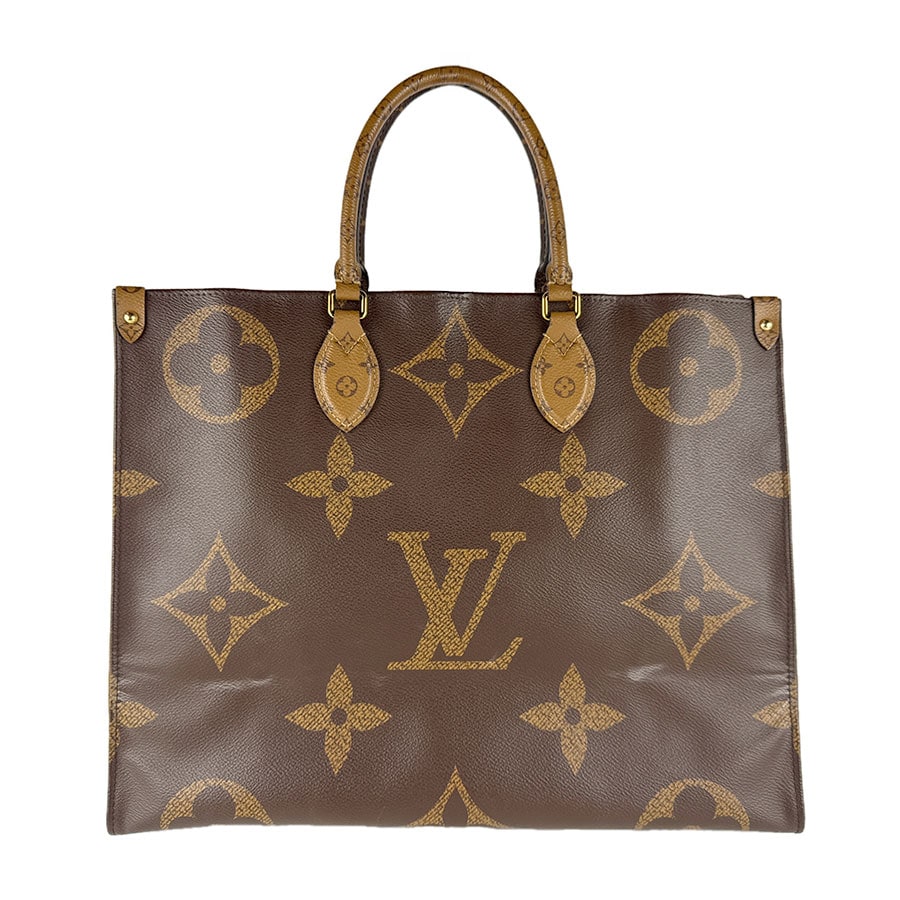 ルイ ヴィトン LOUIS VUITTON ハンドバッグ モノグラム ジャイアント オンザゴーGM/モノグラム ジャイアント ブラウン ユニセックス M44576 z8529