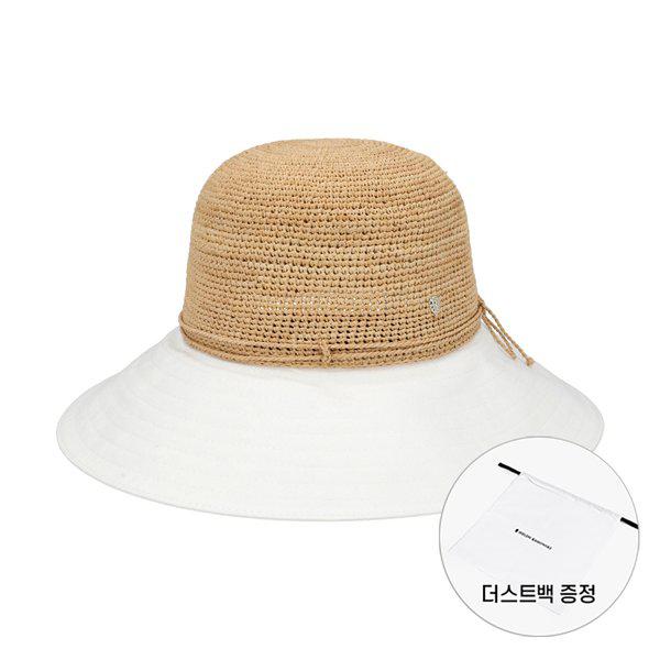 HAT50575 NTOW マイナチュラルオフホワイトバイザーサンキャップ