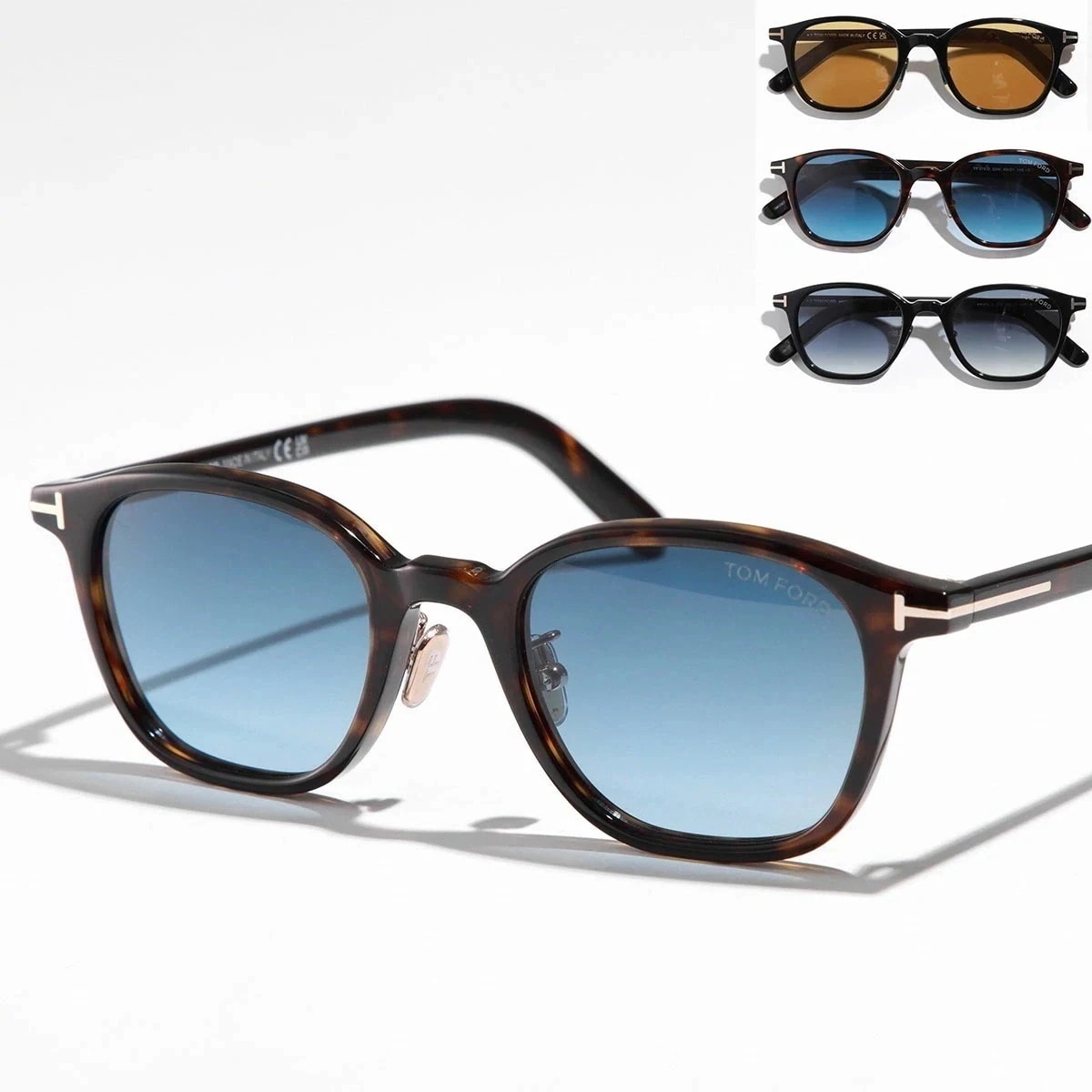 TOM FORD トムフォード サングラス TF0978-D FT0978-D メンズ ボストン カラーレンズ Tロゴ 眼鏡 メガネ アイウェア カラー3色