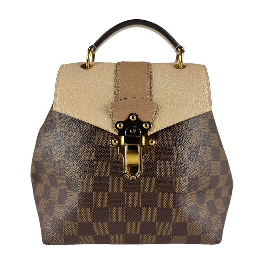 ルイ ヴィトン LOUIS VUITTON リュック ダミエ クランプトン バックパック ダミエキャンバス/レザー ブラウン/ベージュ ゴールド レディース N42259 z9416