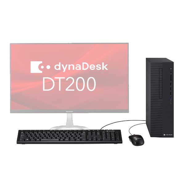 dynabook DT200/W デスクトップ PC Core i3 12100 メモリ 8GB SSD 256GB DVDスーパーマルチ Windows11 Pro 47,880円