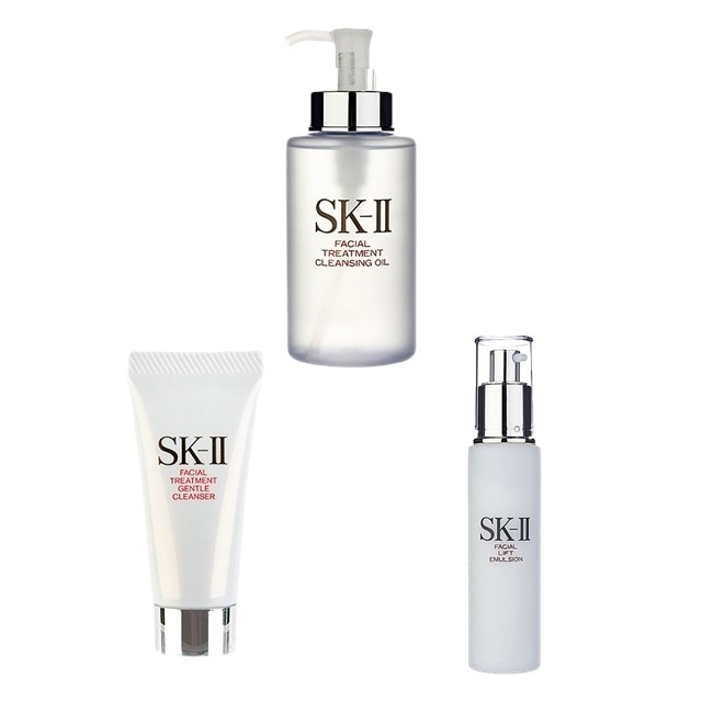 エスケーツー（SK-II／SK2） フェイシャルトリートメント クレンザー+ エマルジョン＋ クレンジングオイル 250ml ＋ 20g 20g+100g+250ml 14,984円