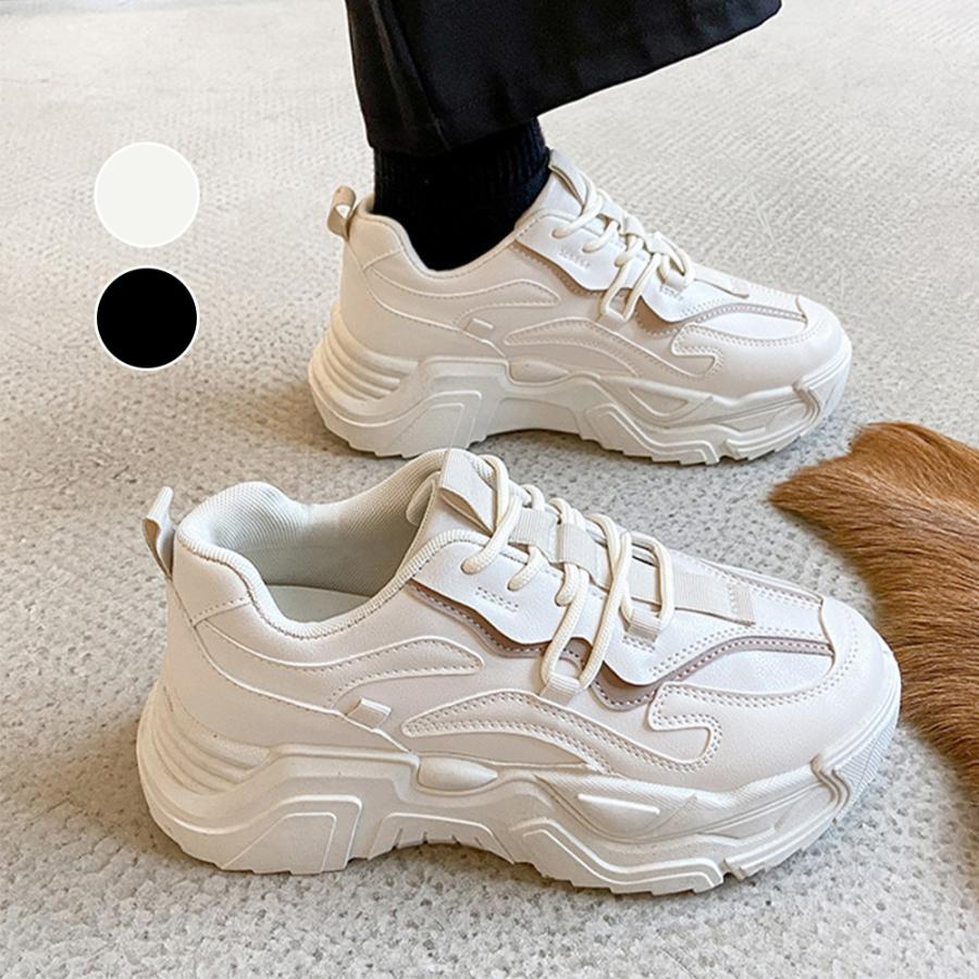 本日限定 韓国 人気 ウォーキングシューズ スニーカ スニーカー レディース ボリューム