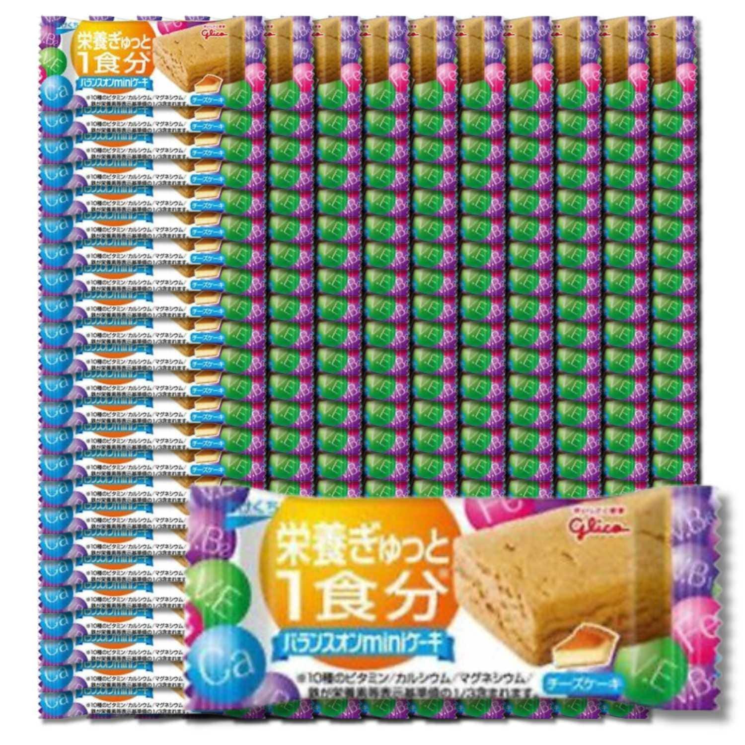 240個セット 江崎グリコ バランスオンminiケーキチーズケーキ 1個