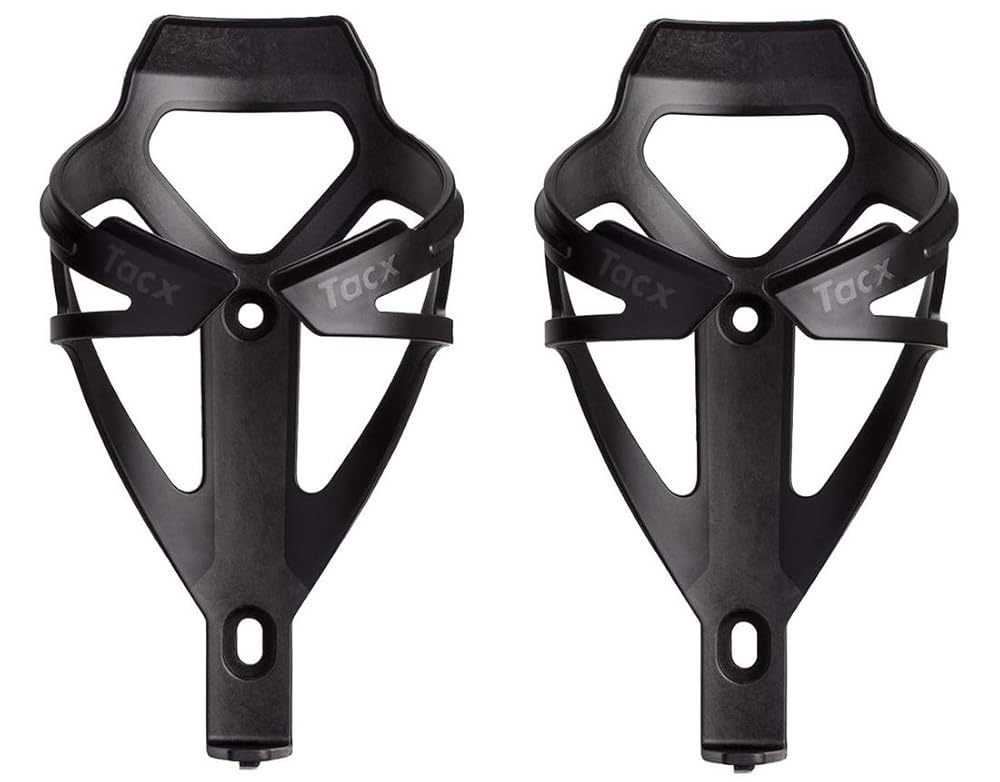 2個セット Tacx（タックス） ディーバ ボトルケージ Deva Bottle Cage (マットブラック) [並行輸入品]