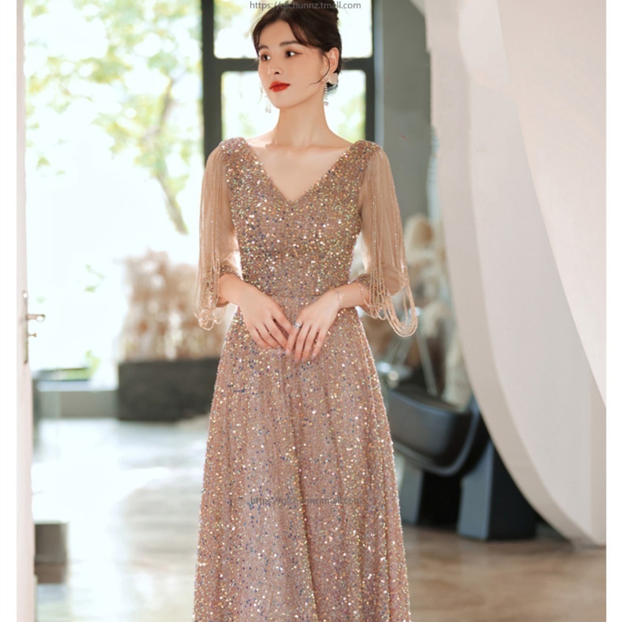 パーティードレス2024大人気 新作 高級感 気質 ワンピース 花嫁ロングドレス 結婚式ワンピース 結婚式 ドレス ウェディングドレス 白 ロングドレス 韓国ファッション89