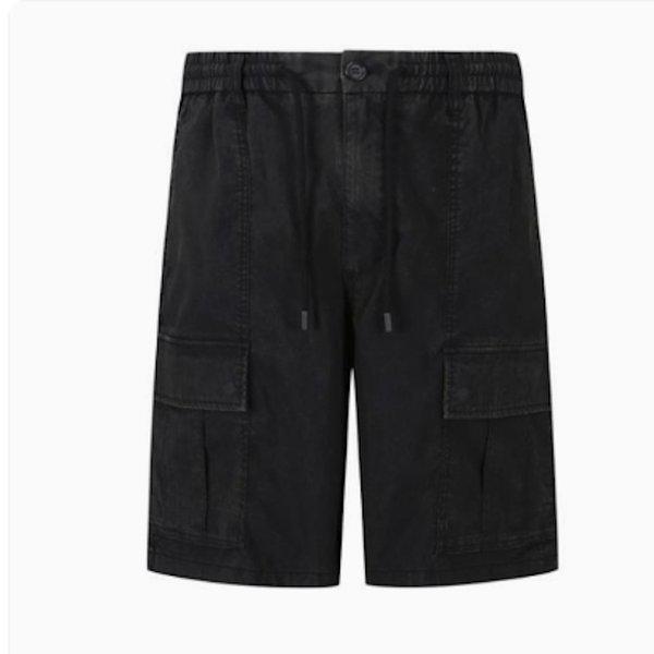 メンズC/Nアシッドウォッシングカーゴ5分丈パンツ(B252PT290P)