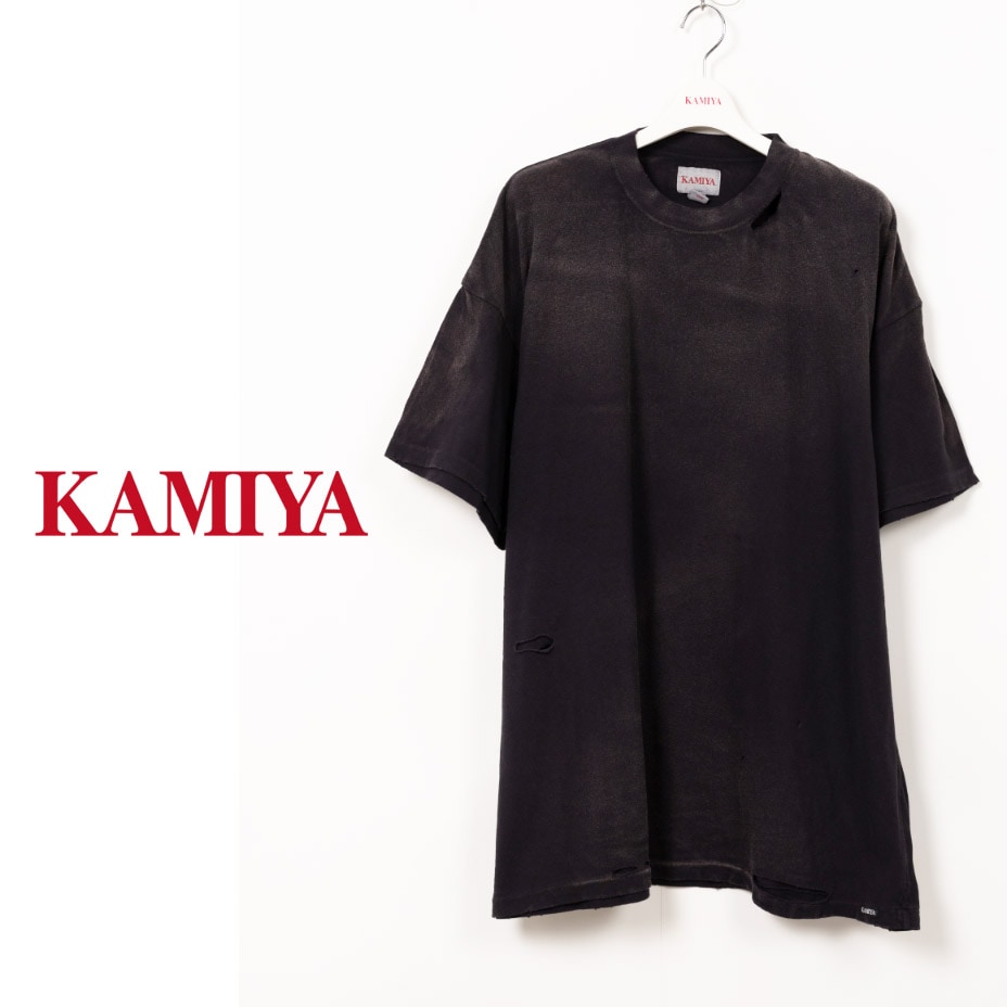 tシャツ 半袖 メンズ レディース 韓国 ブランド ゆったり 大きいサイズ トップス ティーシャツ カットソー ダメージ加工 オーバーサイズ ビックシルエット 綿 プリント 大きめ 男女兼用 黒