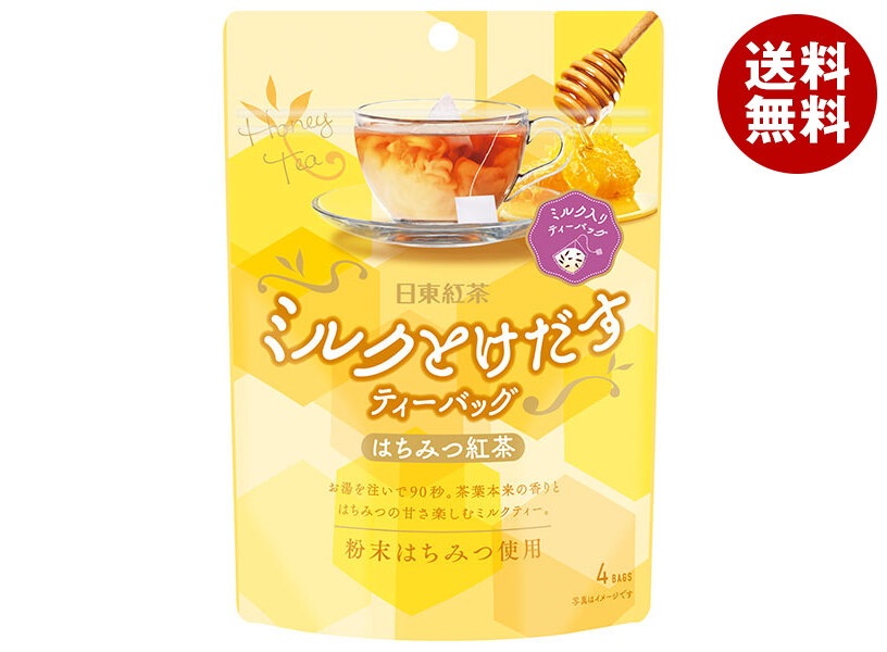 三井農林 日東紅茶 ミルクとけだすティーバッグはちみつ紅茶 7.2g＊4袋＊24袋入