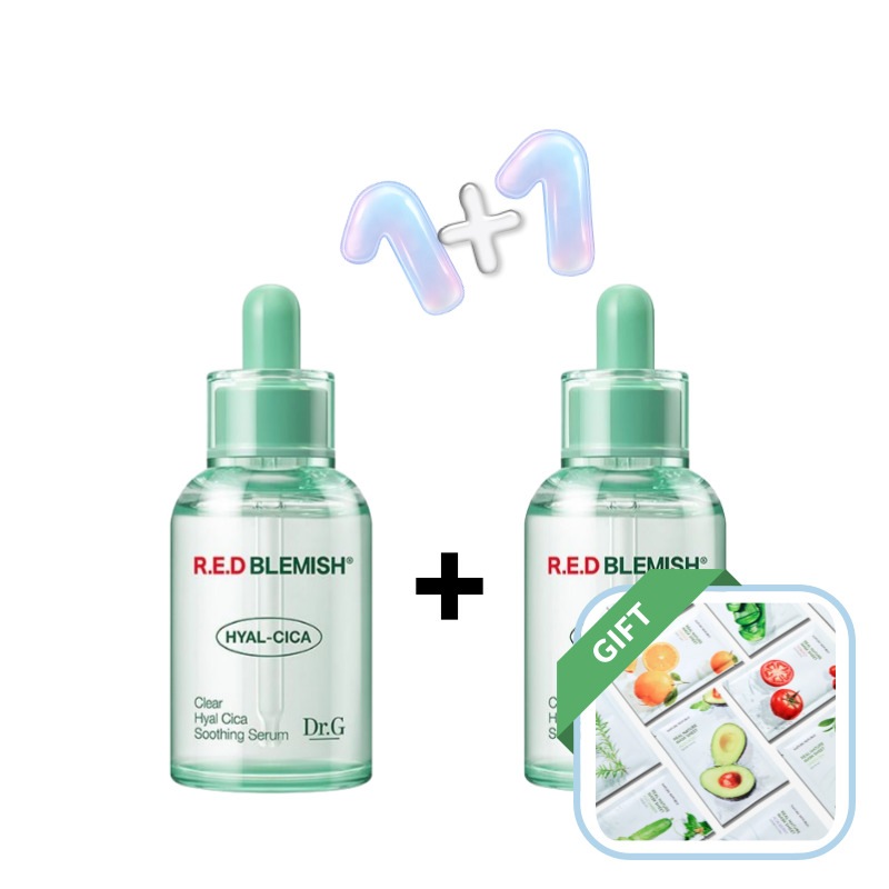 レッドブレミッシュクリアヒアルシカスージングセラム50ml×2本 敏感肌OK.低刺激.うるおいケア.ツボクサエキス配合.美容液.肌荒れ対策.軽いつけ心地.ベタつかない.毎日使える.韓国コスメ