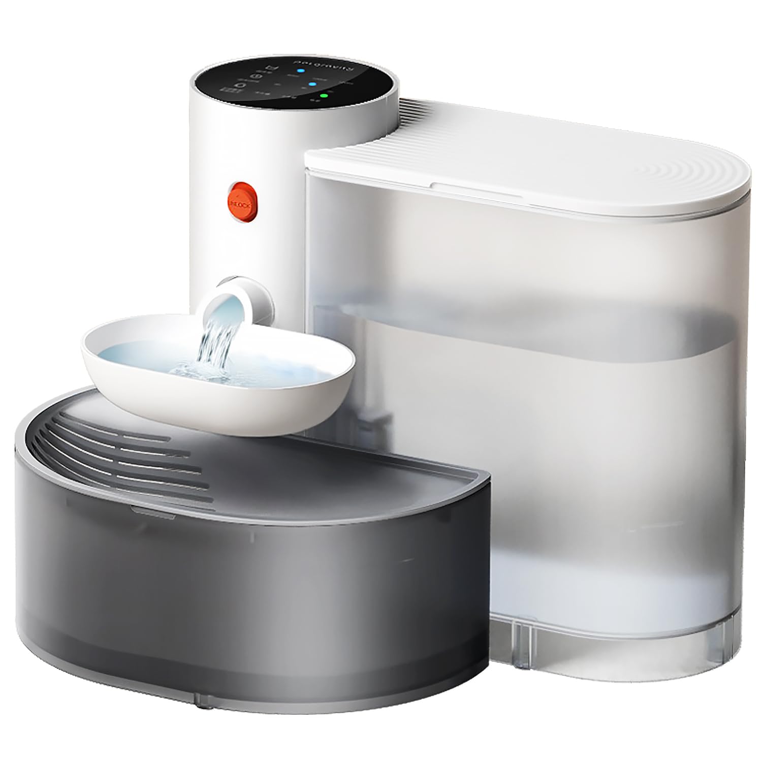 獣医師監修 キャットウェル 猫 自動給水器 コードレス 充電式 フィルター交換不要 水飲み器 犬 3L大容量 タイマー機能 お手入れ簡単 ペット 多頭飼い 犬用 猫用品