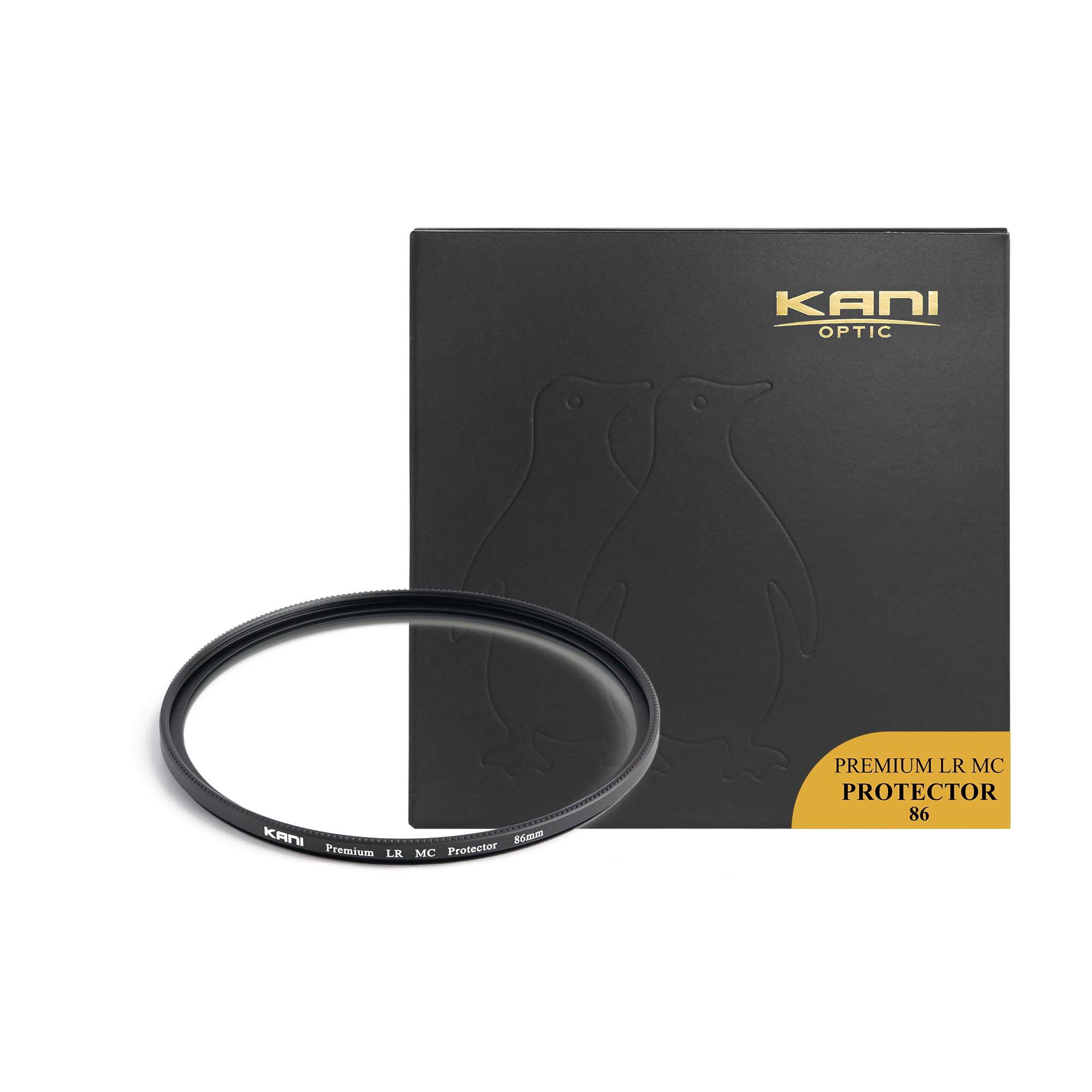 KANI 86mm レンズ保護フィルター Premium LR MC Protector レンズ保護用 スーパーホワイトガラス採用 プレミアムコーティング 低反射0.2% 薄枠 撥水 撥油 防汚 帯電