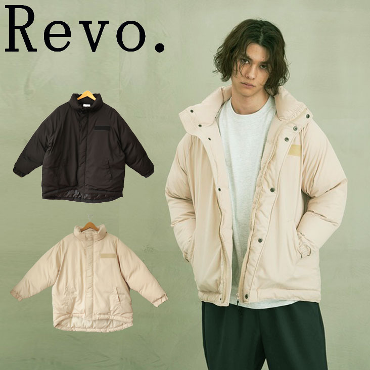 Revo. 高機能中綿 ダクロンダウンジャケット DACRON ダウンジャケット アウター 機能中綿 ショート丈 フライトタイプジャケット ストリート スタンドカラー TH-3510 Th3510 13,490円