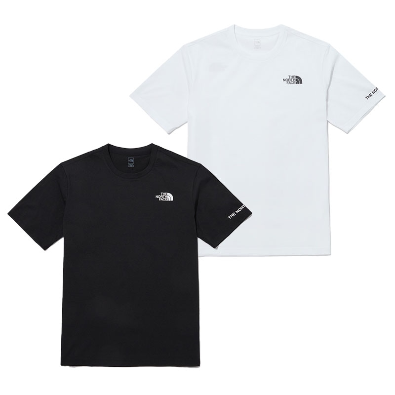 NT7UP14 RELEASE S/S R/TEE 韓国 ザノースフェイス ベーシック ラウンド コットン 半袖 Tシャツ 夏 初夏 レディース メンズ