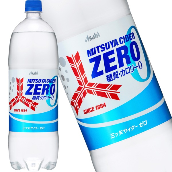 45営業日以内に出荷アサヒ 三ツ矢サイダーゼロ 1.5LPET16本[8本2箱]［賞味期限：2ヶ月以上］