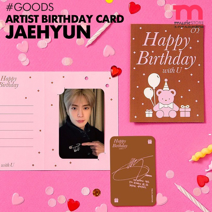 SMTOWN SUM センイル BIRTHDAY カード ★NCT ジェヒョン Qoo10] SMエンターテインメント 即日[ NCT127 JAEHYUN / : KPOP