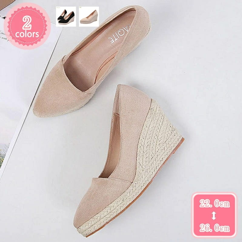 500円OFFクーポン ウェッジソール パンプス ジュート巻き パンプス 夏 サンダル ヒール ストーム サンダル ウェッジソール パンプス ウェッジ サンダル パンプス ヒール サンダル パンプス 7,987円