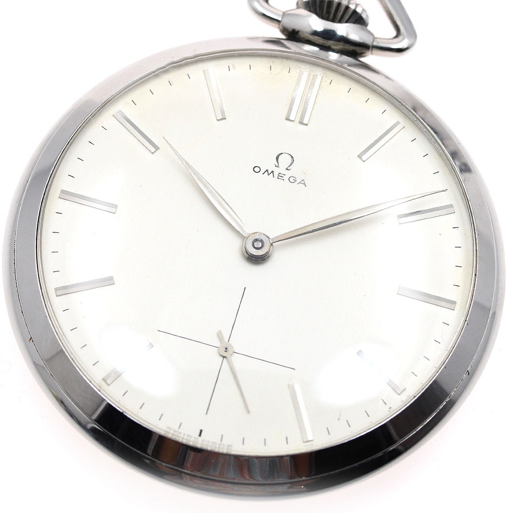 オメガ OMEGA 1180-65 ヴィンテージ スモールセコンド Cal.161 懐中時計 手巻き メンズ _902888【中古】