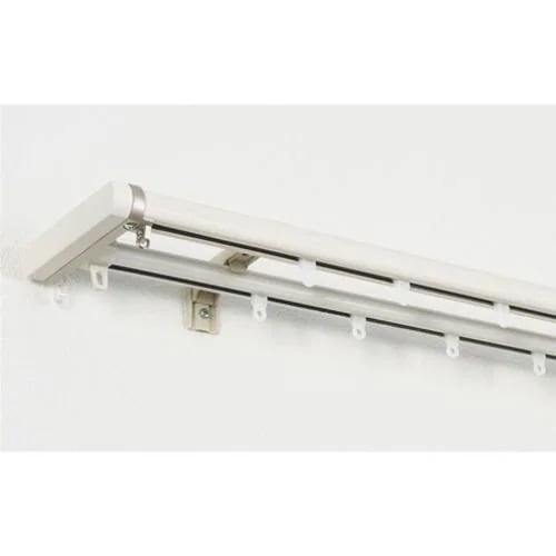 トーソー リネアＲ木目WH W3.0M 伸縮式カーテンレール リネアＲ ダブル1.63.0M 木目ホワイト