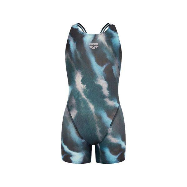 女児インカ3部丈レーサーバック（A6SG1CH01_BLK)