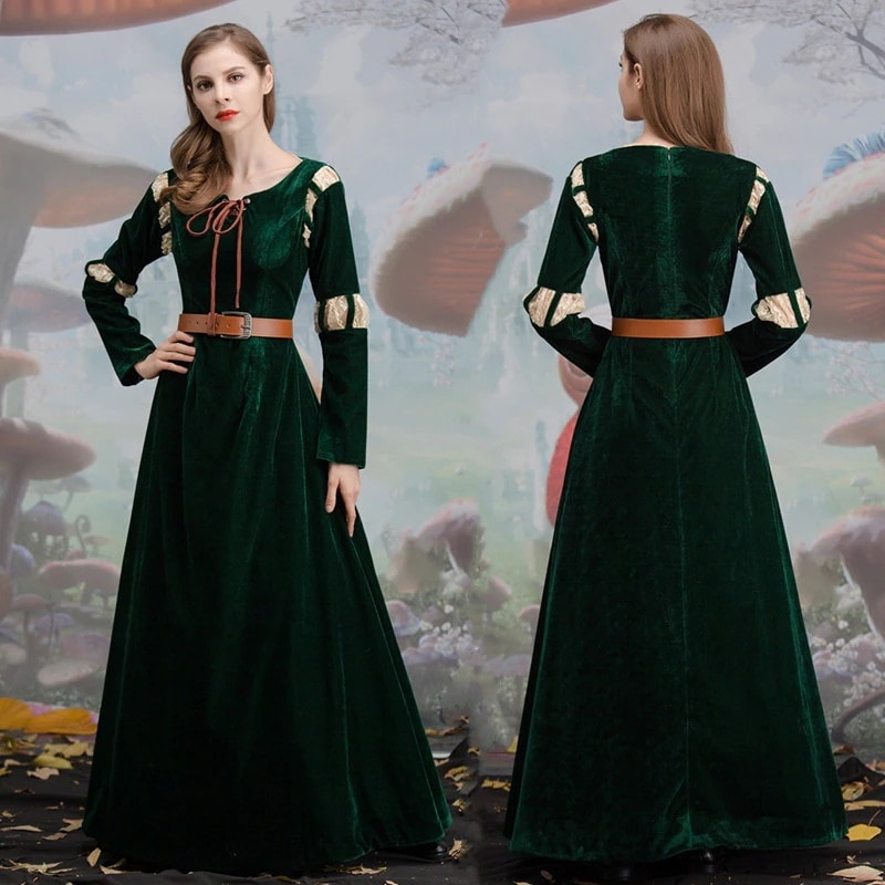 ハロウィン ブレイブレジェンド コスプレ衣装 メリンダ 婦人服 ディズニープリンセス ステージ衣装