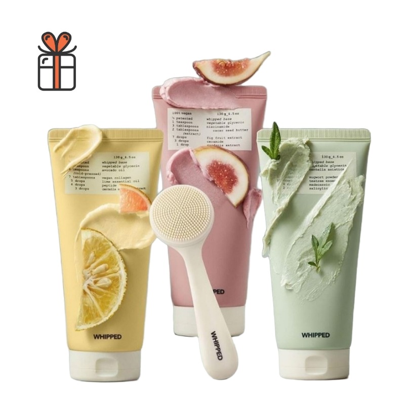 ビーガンパッククレンザー 130g 毛穴ブラシ プレゼントキット（3種から選択）/ Muhwabutter / Mugtree / Yujamong Vegan Pack Cleanser