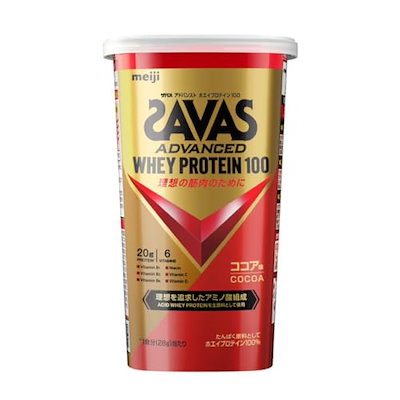 他サイト： ザバス(SAVAS) アドバンスト ホエイプロテイン100 ココア風味 280g 明治の商品画像