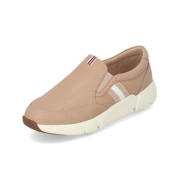 HC06 女性軽量スリップオン 4CM ベージュ LCWC03U513 (34571572)