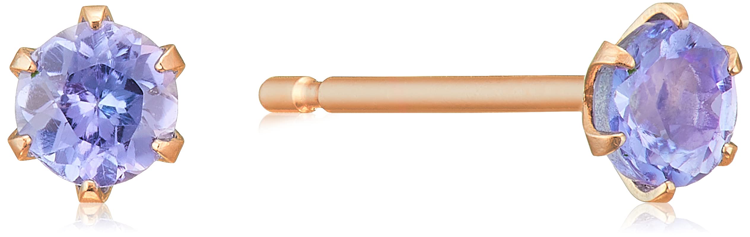 [ブルーム] BLOOM 【公式】【WEB限定】レディース ピアス K10 ピンクゴールド 12月誕生石 タンザナイト 0222-8579-0019-0000