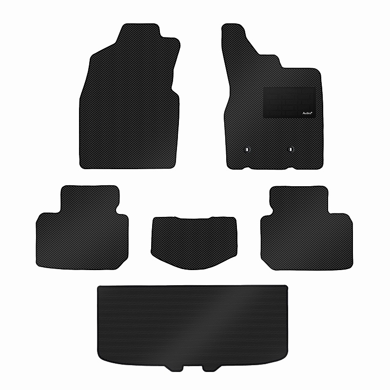 [防水マット]ダイハツ タフト 900系 フロアマット + トランクマット(ラゲッジマット) [カーボン柄]