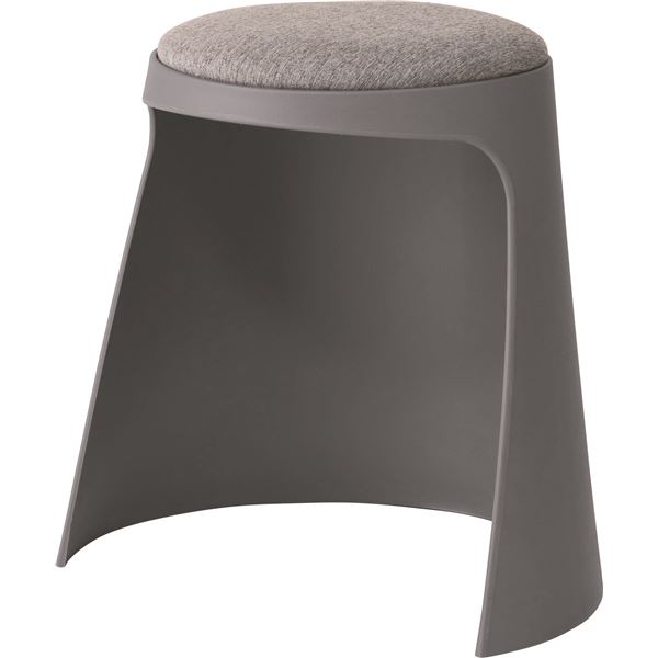 スツール グレー 約 W42xD34.5xH44cm 5,307円