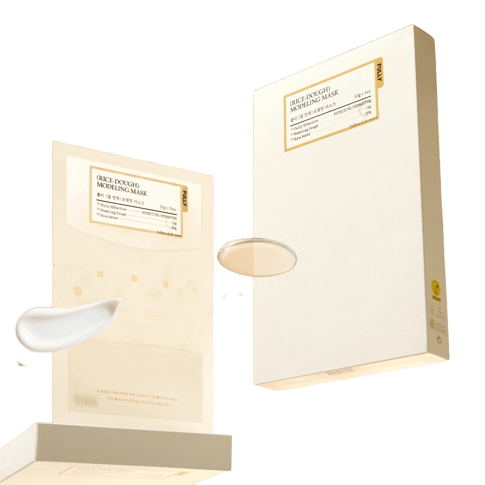 プーリー 米ぬか生地モデリング マスクパック 50g 2個 肌クーリング 鎮静 保湿