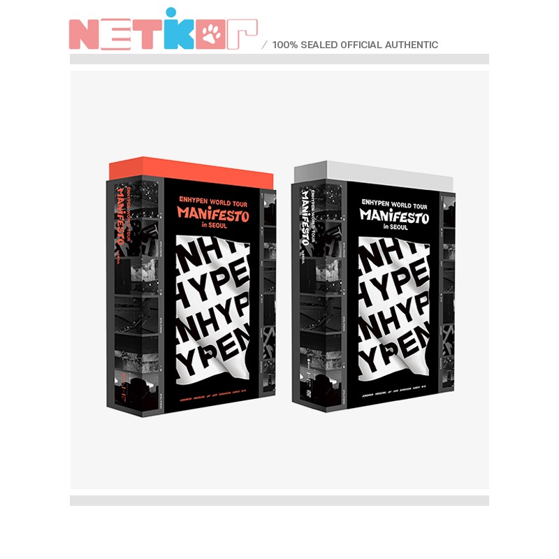 流通特典)) (2種セット) 【ENHYPEN】 WORLD TOUR MANIFESTO in SEOUL (DIGITAL CODE+DVD)