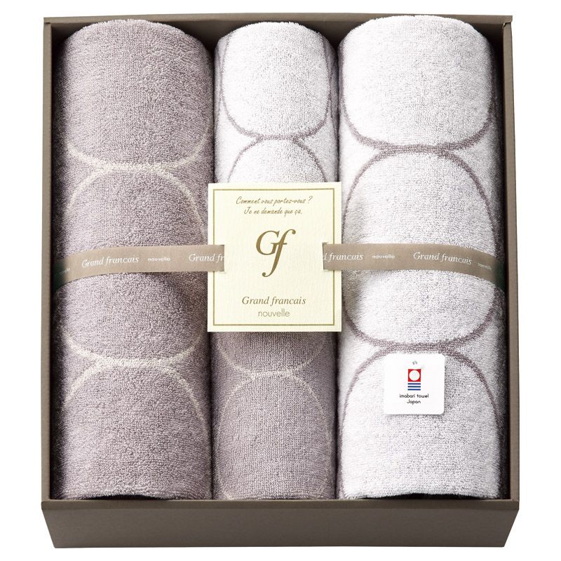 グランフランセヌーベル 今治タオル バスタオル2P&フェイスタオル2P
