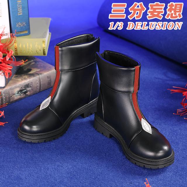 新タイプ追加 激安販売 【三分妄想】崩壊：スターレイル 刃-ジン おちびねこシリーズ ブーツ コスプレ靴・シューズ