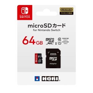 ホリ 【Switch】マイクロSDカード 64GB for Nintendo Switch NSW-046 マイクロSD64GB