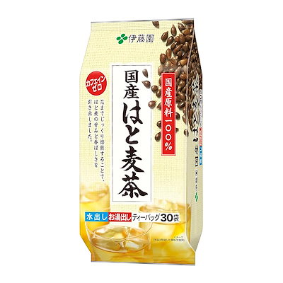 他サイト： 伝承の健康茶 伊藤園 国産はと麦茶 ティーバッグ 4.0g×30袋の商品画像