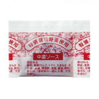 タカハシソース　特別栽培の野菜使用 中濃ソース10g　1000個（250x4）　022270