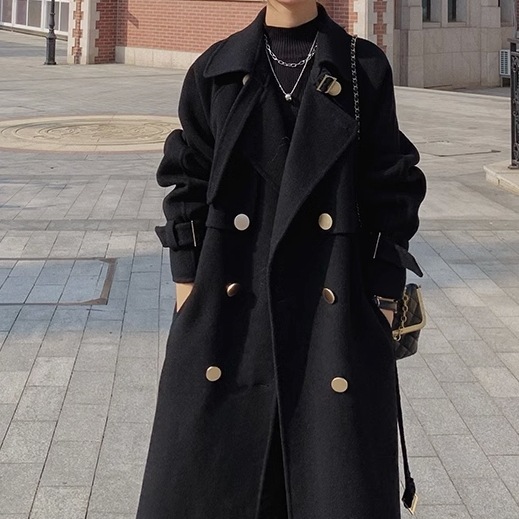 レディース アウター コート ロングコート 長袖 襟付き 前開き ボタン ウエストベルト ロング丈 かわいい 大人可愛い きれいめ シンプル 上品 おしゃれ かっこいい レトロ こなれ感 個性的 1