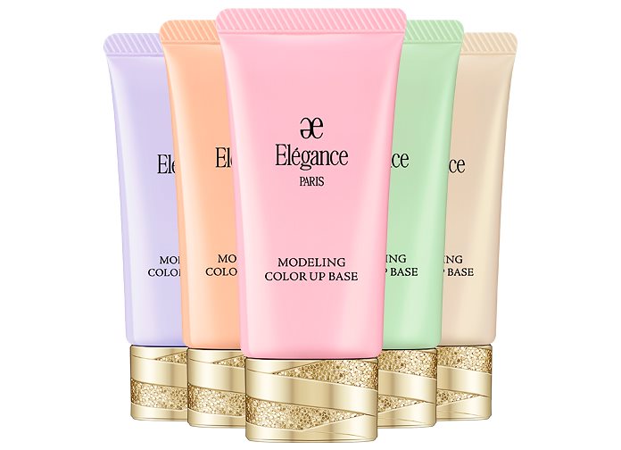 メール便後払い可Elegance エレガンス モデリング カラーアップ ベース肌色修正メイクアップベース 30g 全5色 SPF25 PA++ 化粧下地 UVカット PK100 OR200