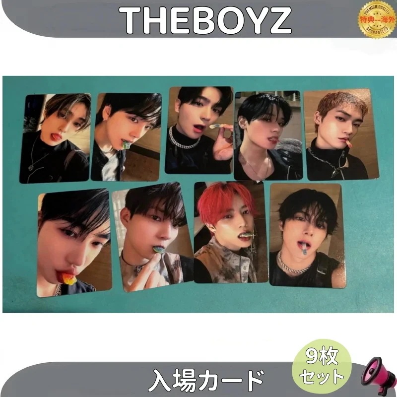 【最短当日発送】theboyz 入場カード　9枚セット