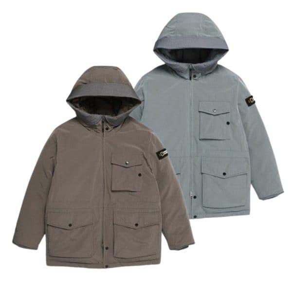 男性エアロウィング アウトポケット 野上 フーディ ダックダウン ジャンパー N224MDW140