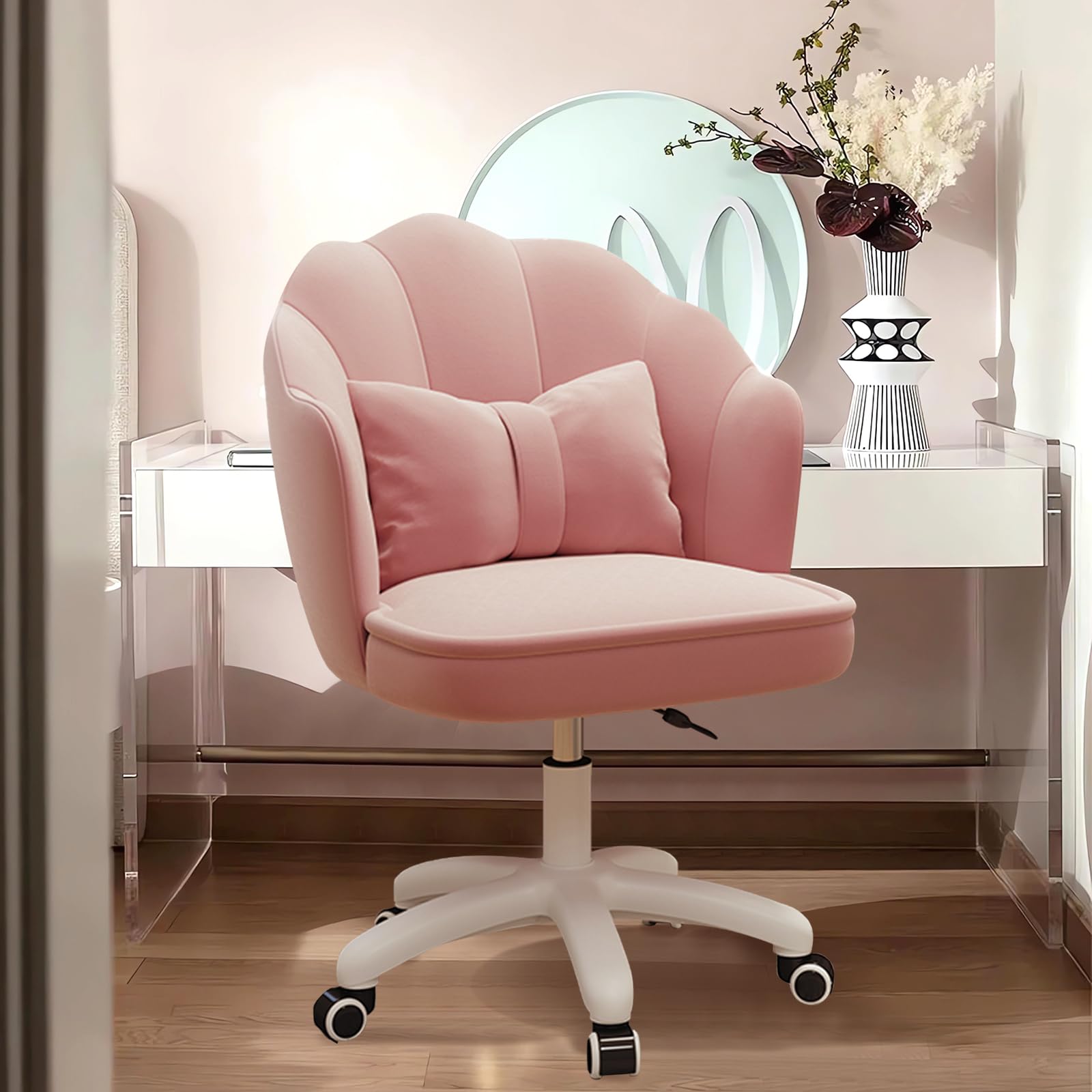 EdoErgo オフィスチェア デスクチェア 椅子 テレワーク 疲れない パソコンチェア 360回転 昇降機能付き 高反発クッション 勉強 仕事 在宅勤務 腰クッション付き テレワーク 事務 人気 お