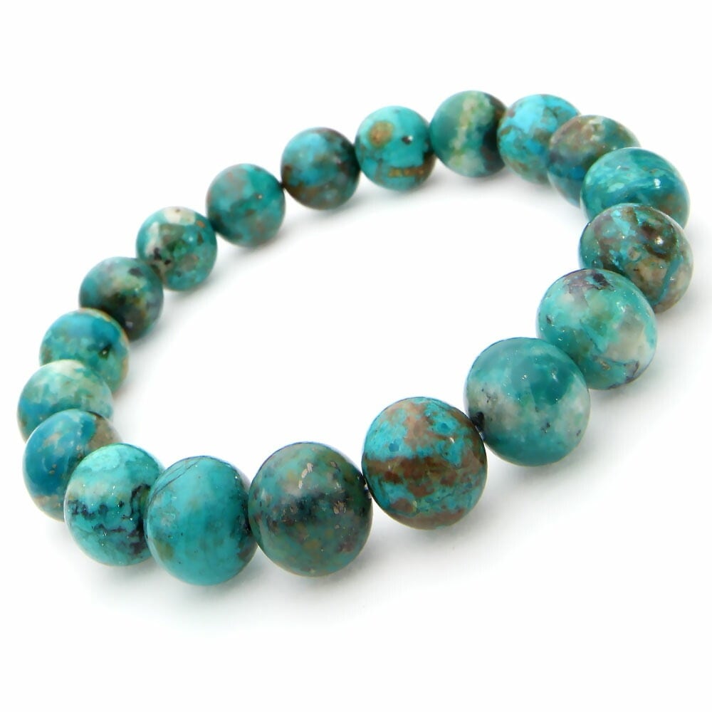 アズライト ブレスレット 10mm パワーストーン ブレスレット メンズ レディース 天然石 数珠 アクセサリー メンズブレスレット レディースブレスレット パワーストーンブレスレット 天然石ブレスレ