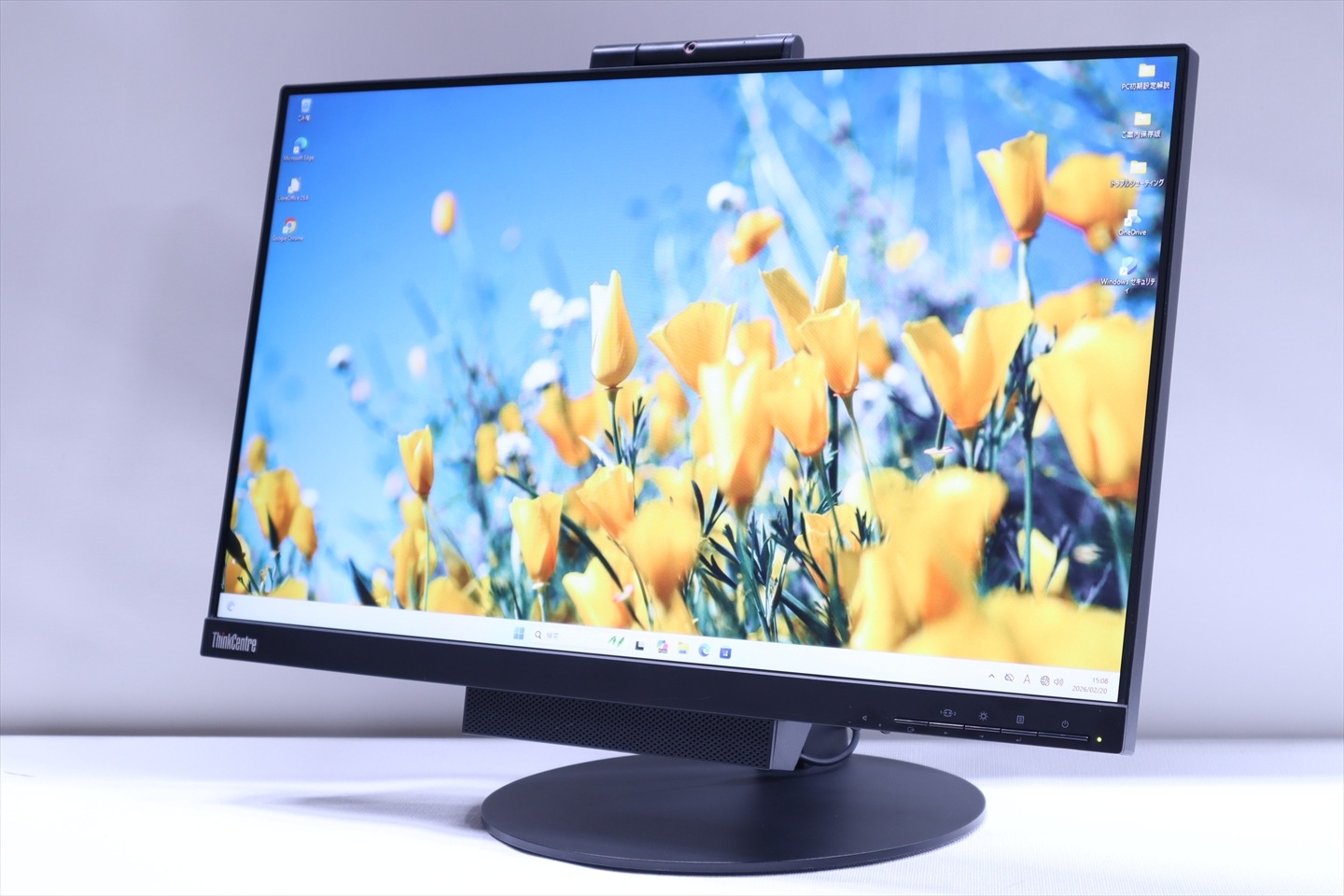 即配 良品 パワフルスタイリッシュ一体型PC ThinkCentre Tiny-in-One24 Gen3 i7-8700T 12G 256G 23.8FHD Office 本体分離可 AAA評価