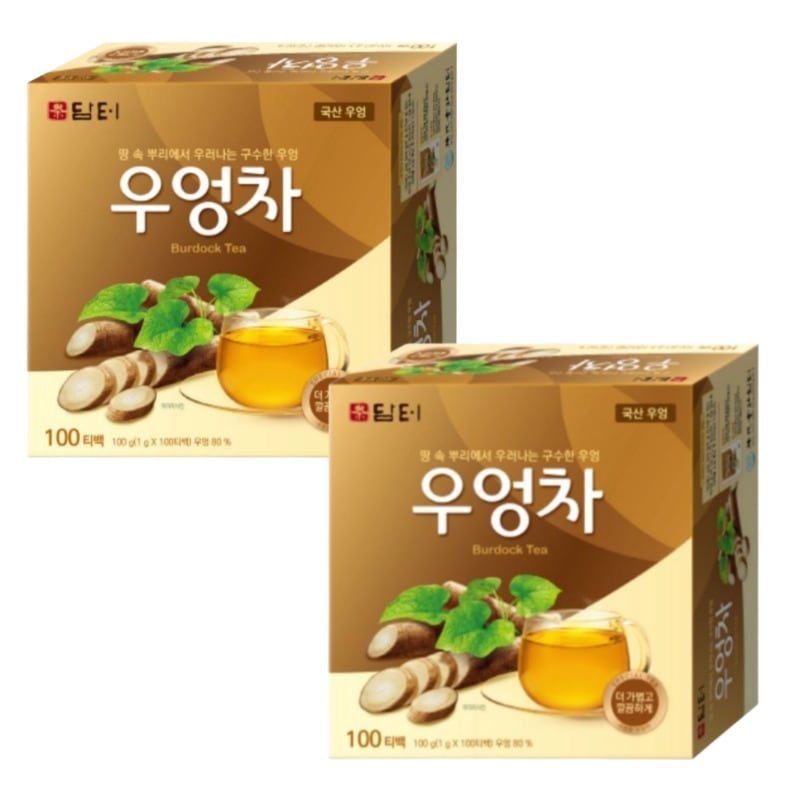 タムト ごぼう茶 ティーバッグ100個入×2箱 ダイエット用デトックス茶/ ヌリン 豊かな ごぼう 根っこ 健康茶